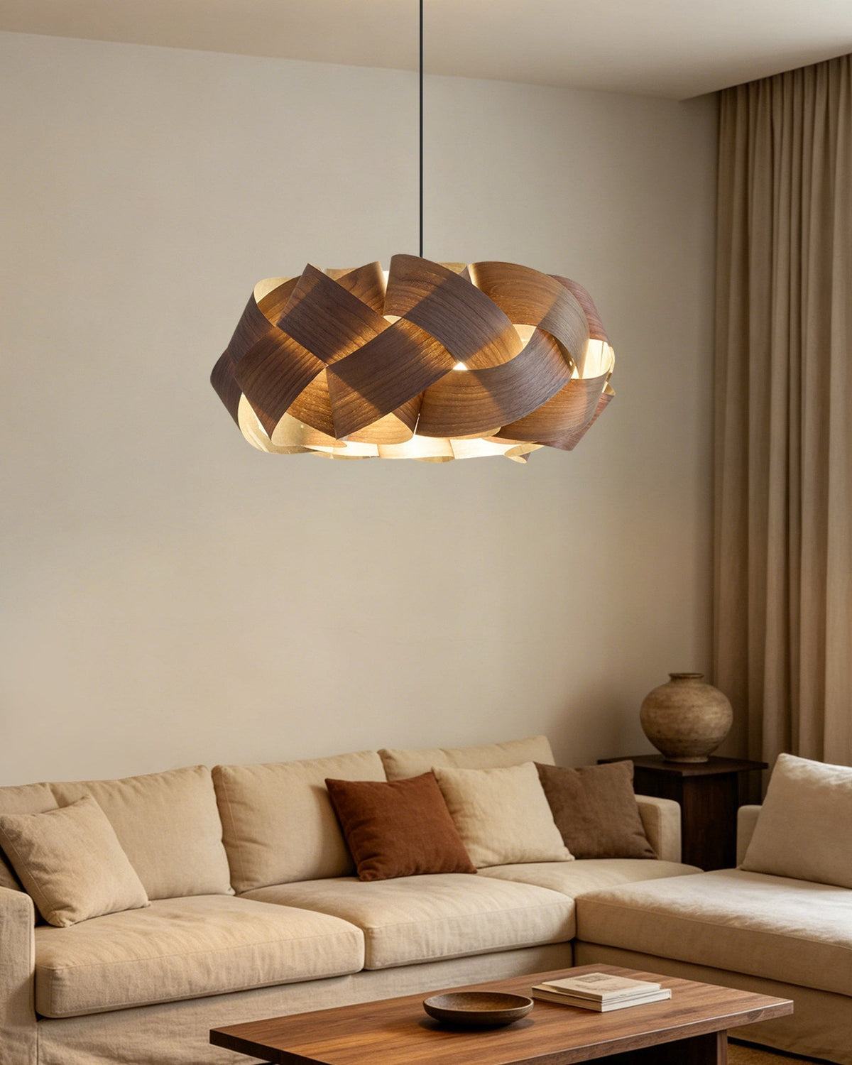 Morna Wood Pendant Light