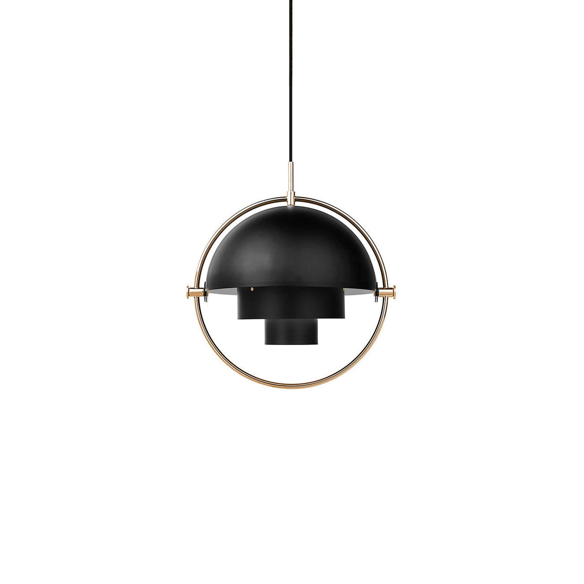 Miruaine Pendant Lamp Deformed Ball Golden