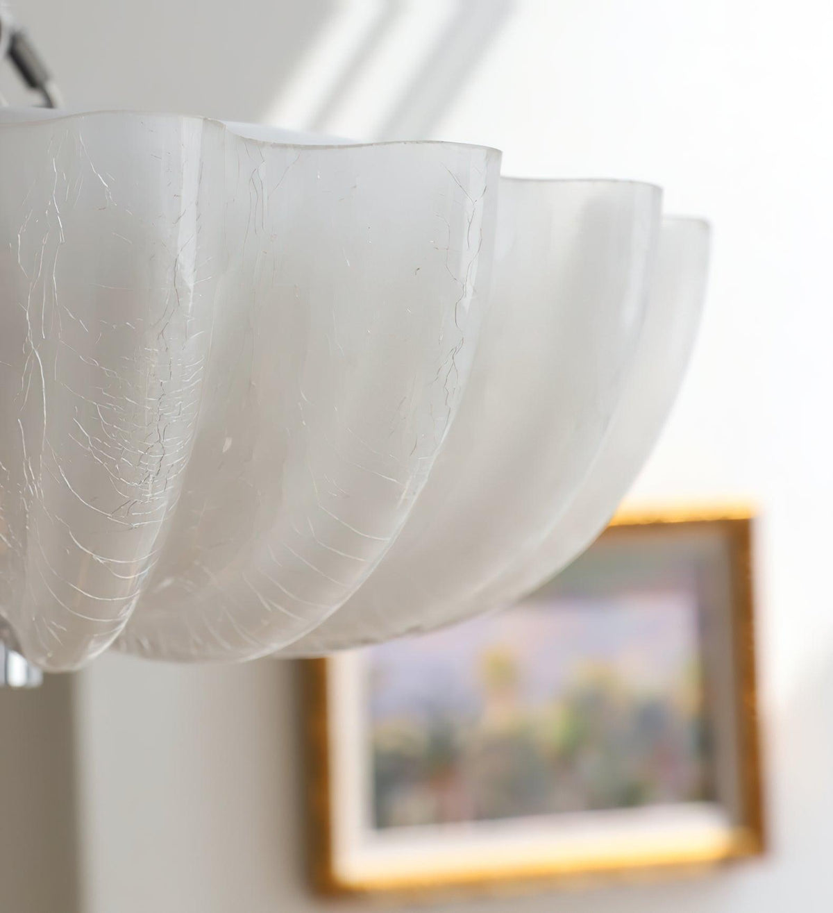 Dodunek Blown Glass Ceiling Light