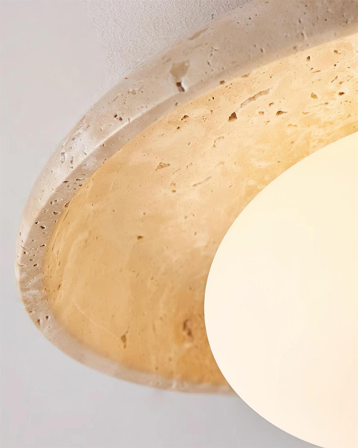 Mexo Travertine Ceiling Light