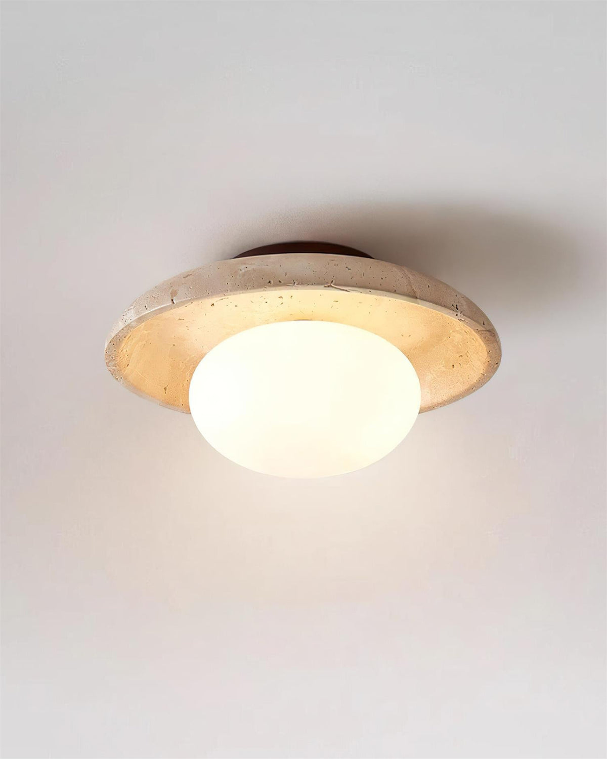 Mexo Travertine Ceiling Light