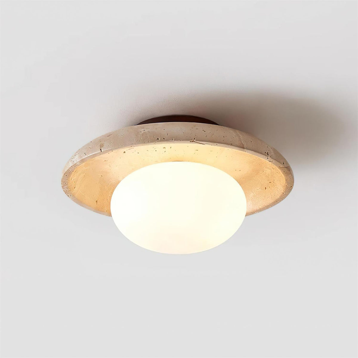 Mexo Travertine Ceiling Light