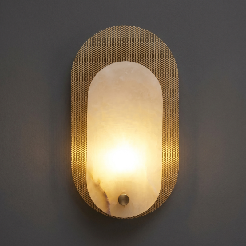 Alboette Alabaster Wall Lamp