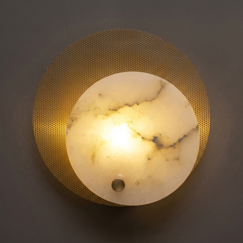 Alboette Alabaster Wall Lamp