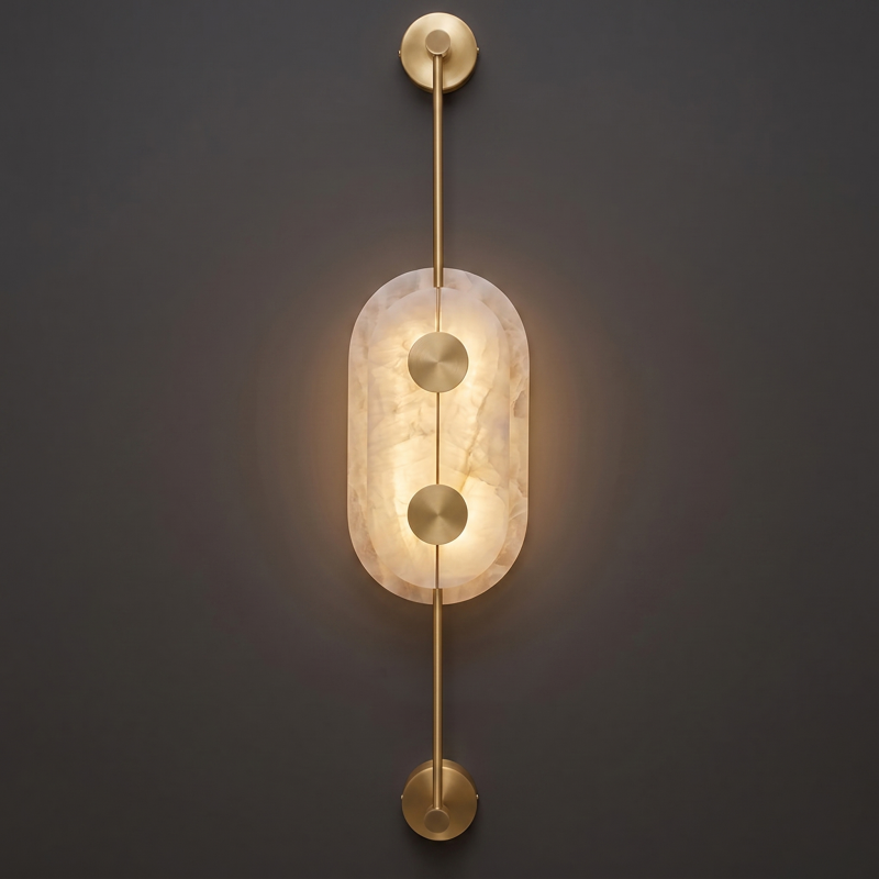 Alboette Alabaster Wall Lamp