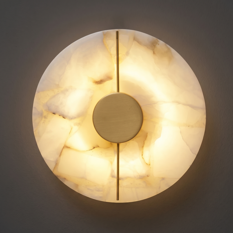 Alboette Alabaster Wall Lamp
