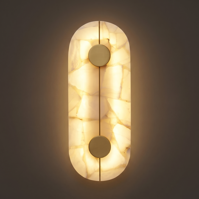 Alboette Alabaster Wall Lamp