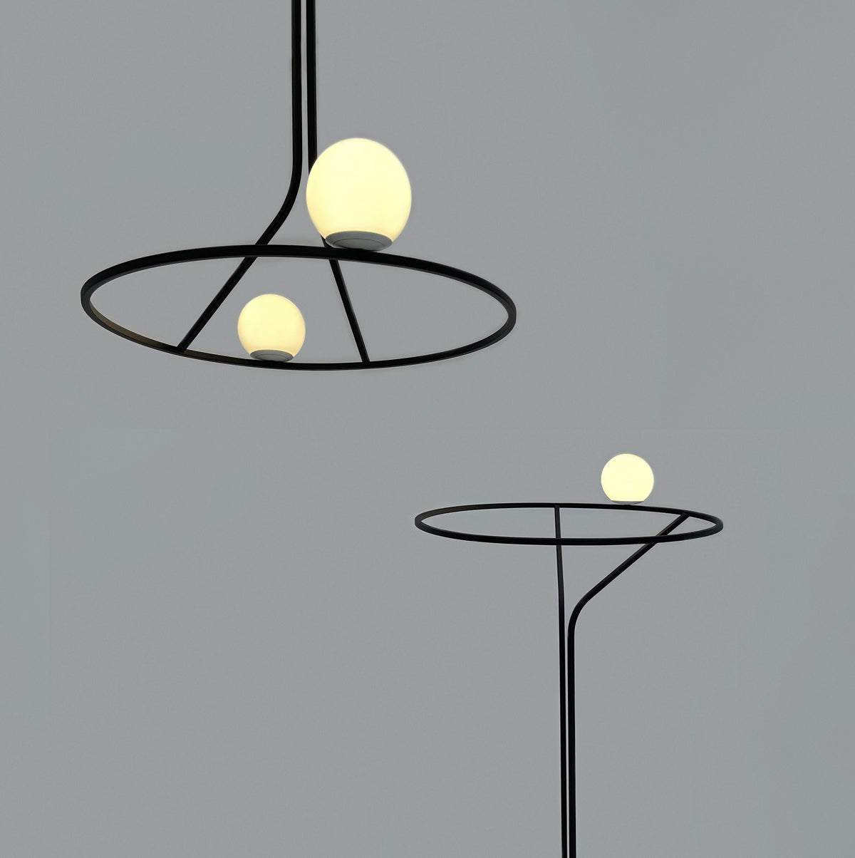 Ilthael Brass Glass Chandelier