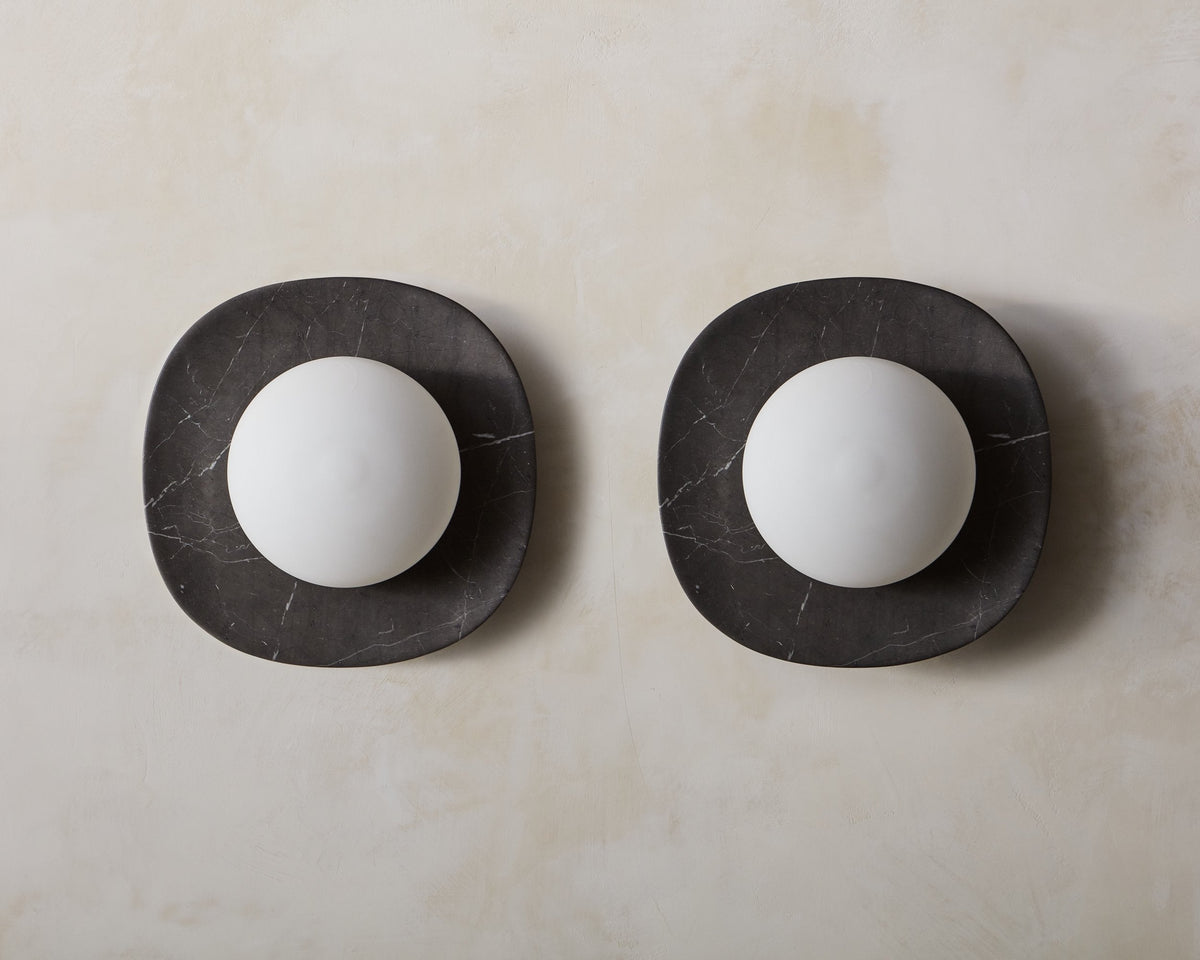Cinoreth Marble Glass Wall Lamp