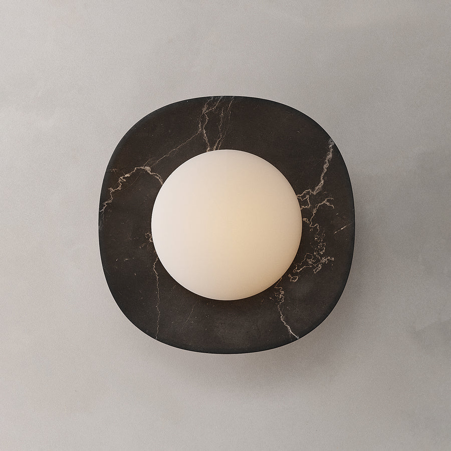 Cinoreth Marble Glass Wall Lamp