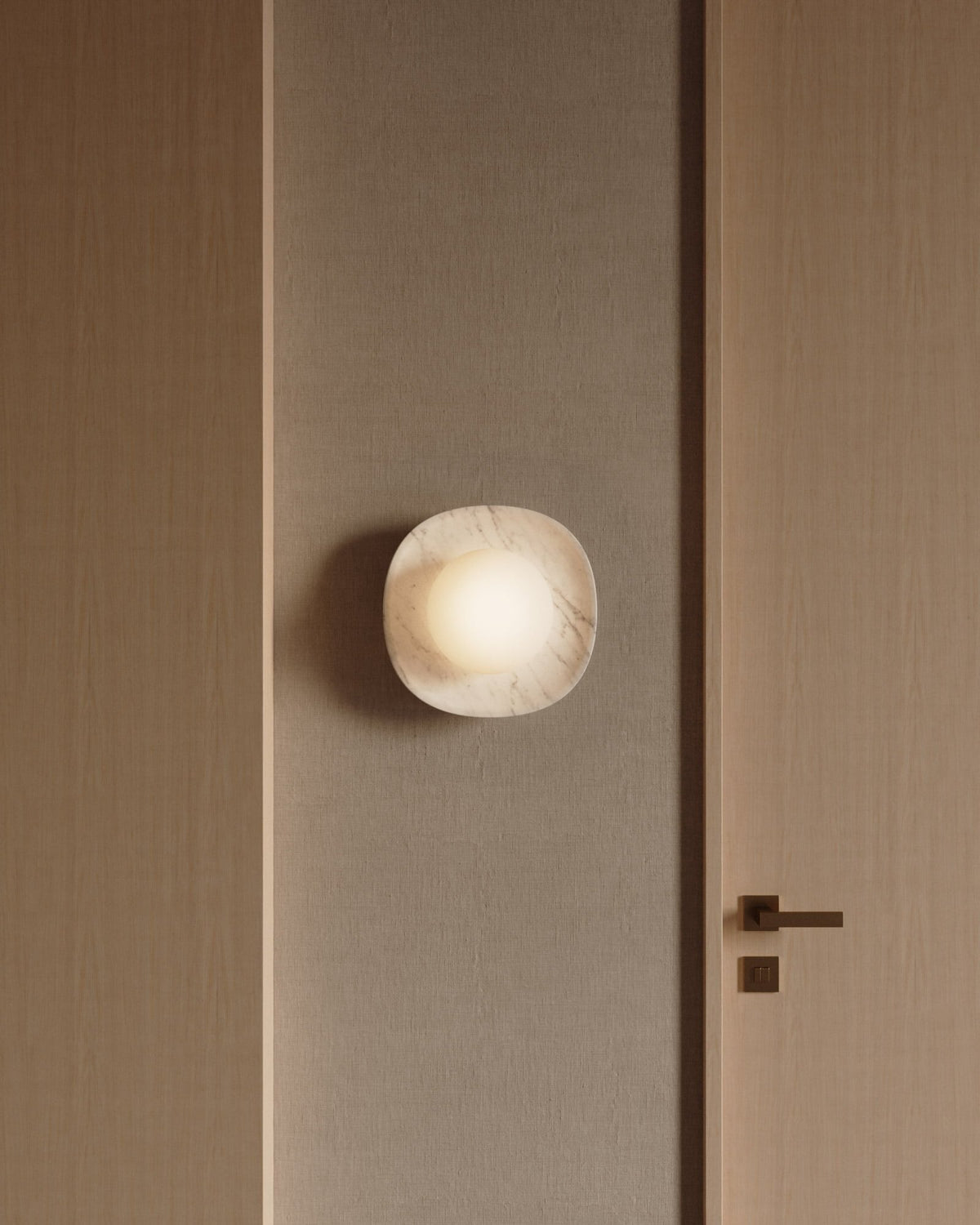 Cinoreth Marble Glass Wall Lamp