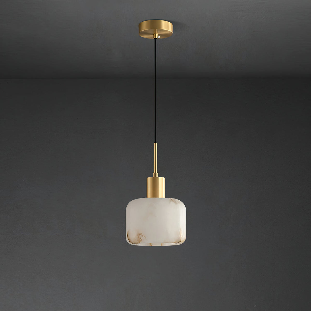 Eliriel Natural Small Alabaster Pendant Light