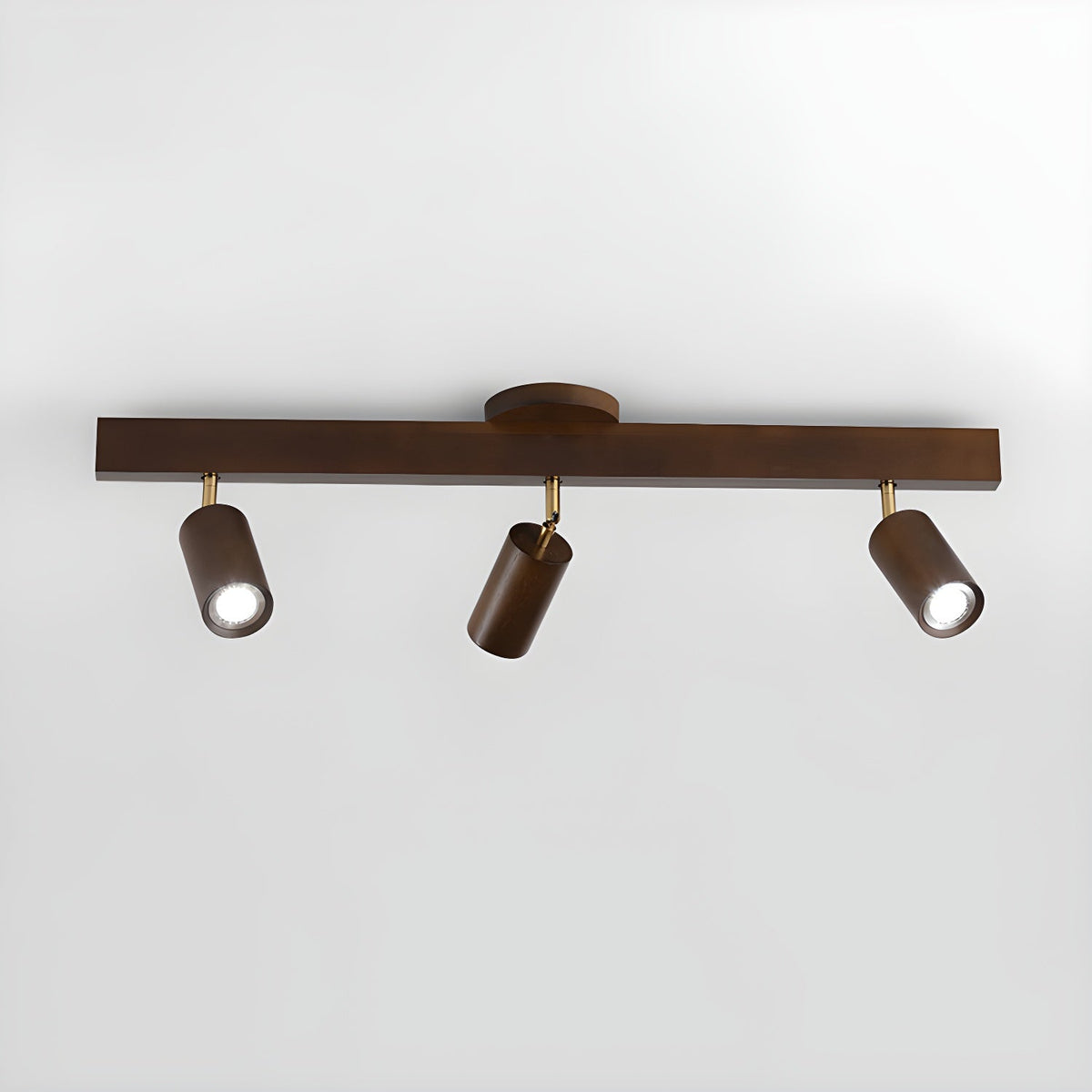 Valestone Wood Beam Spotlight Flush Mount Ceiling Light