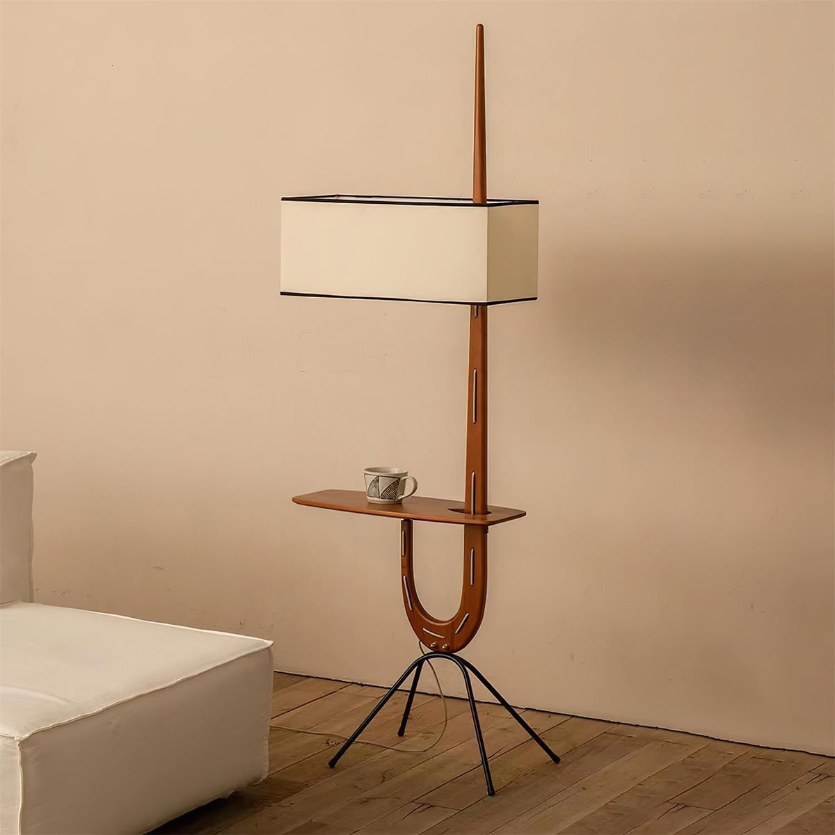 Lople Wood Floor Lamp