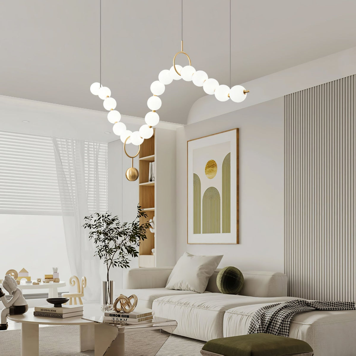 Eirinielle Pendant Lamp Necklace Glass