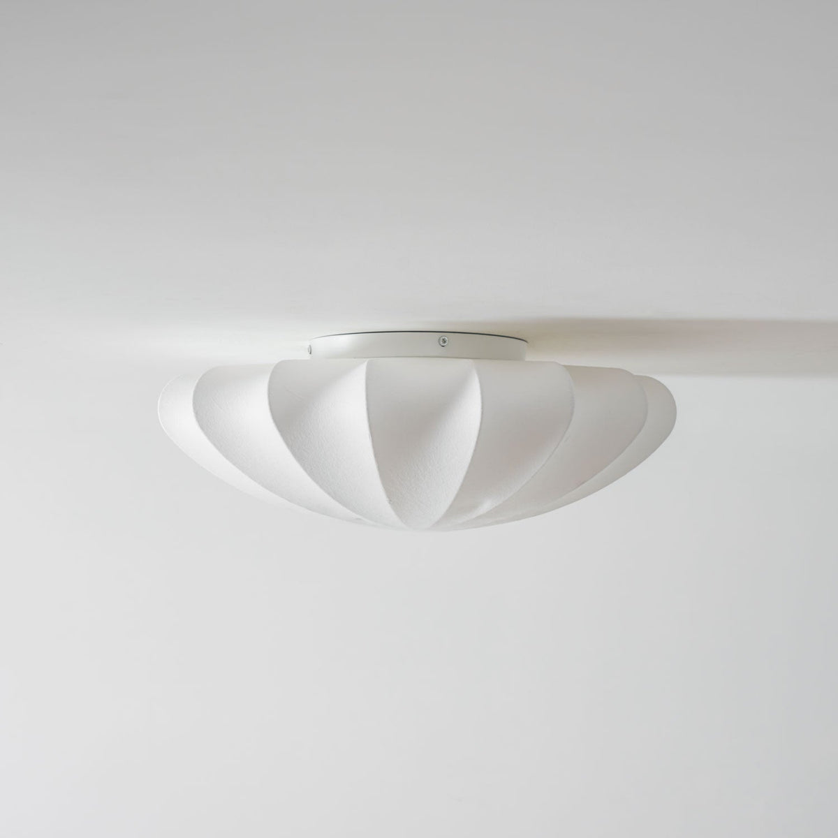 Miriveria Ceiling Lamp Fabric Shell Sculptural Elegant