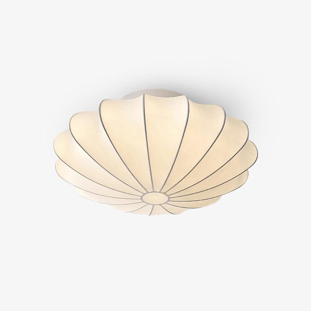Miriveria Ceiling Lamp Fabric Shell Sculptural Elegant