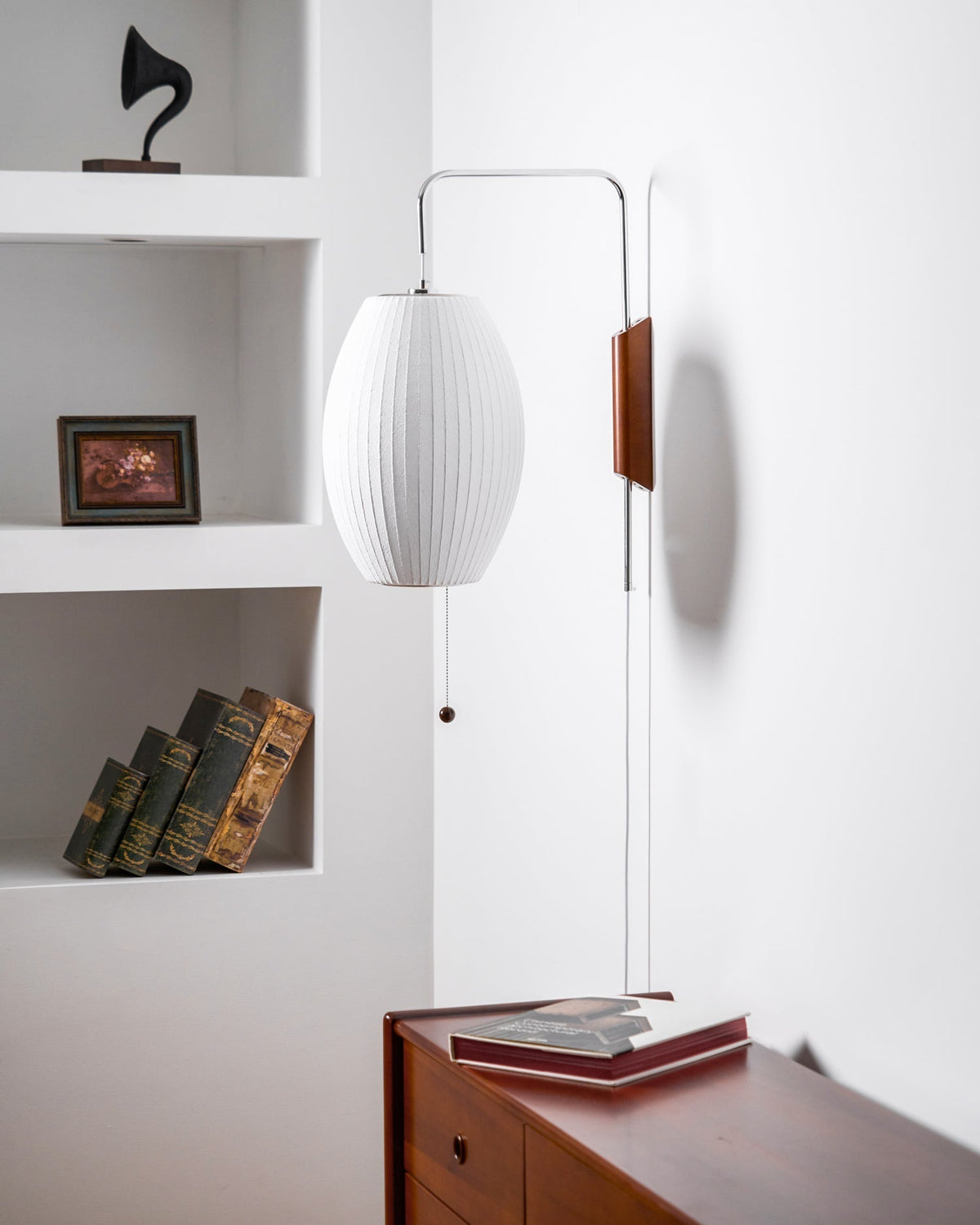 Aldinira Wall Sconce Walnut Ball
