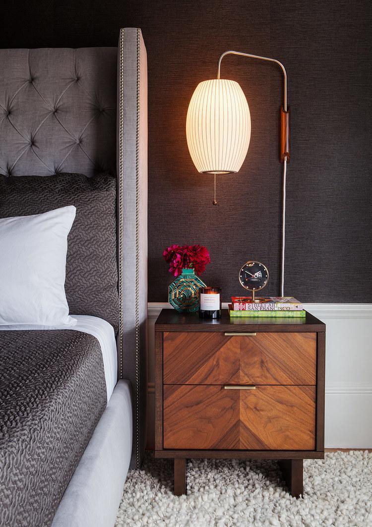 Aldinira Wall Sconce Walnut Ball
