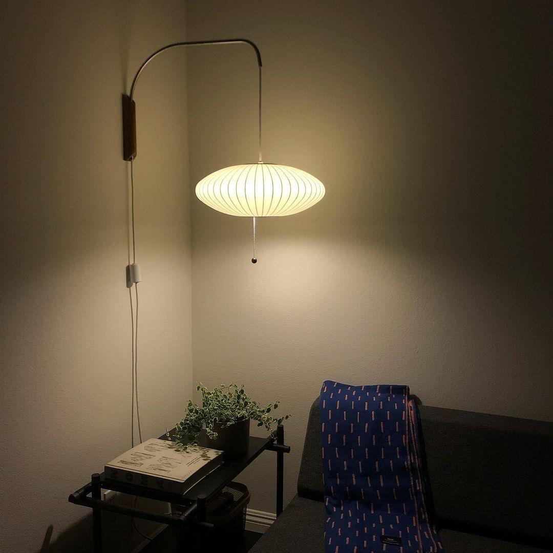 Aldinira Wall Sconce Walnut Ball