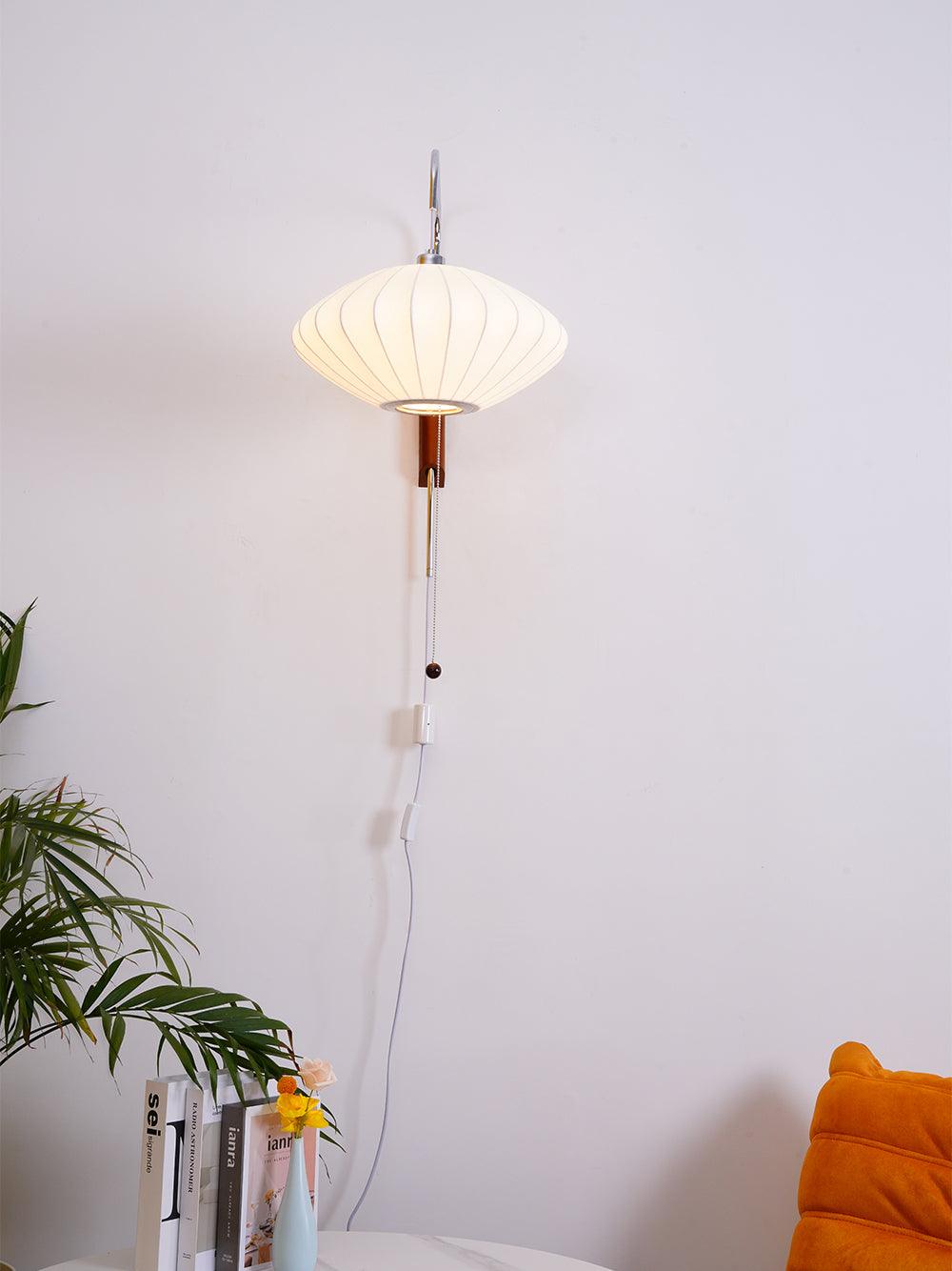 Aldinira Wall Sconce Walnut Ball