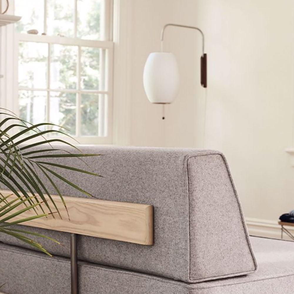 Aldinira Wall Sconce Walnut Ball