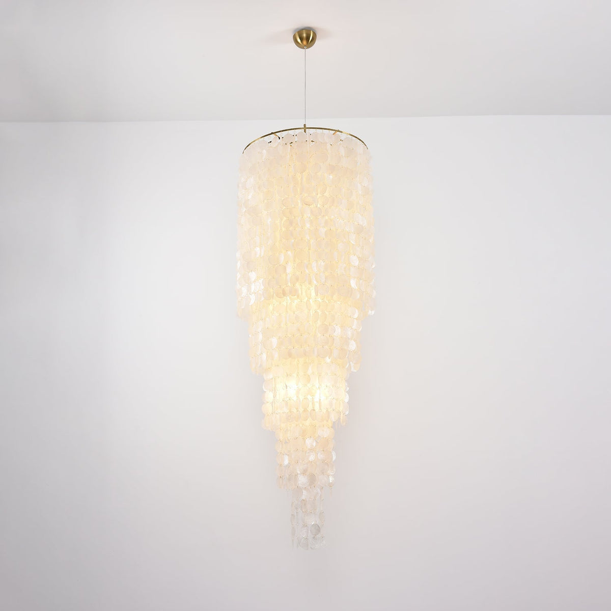 Eloryra Cascading Shell  Chandelier