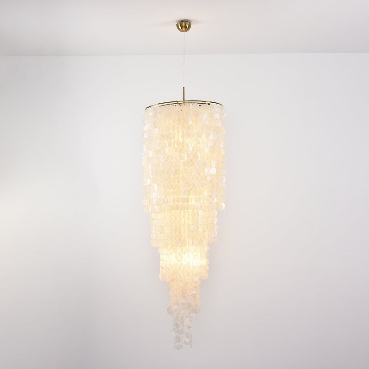 Eloryra Cascading Shell  Chandelier