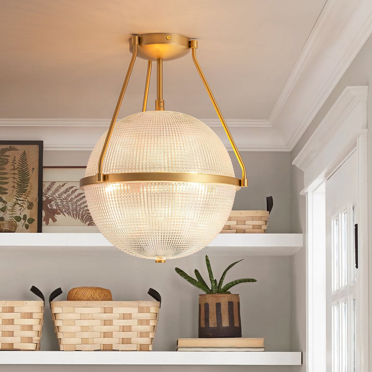 Atale Glass Ceiling Lamp