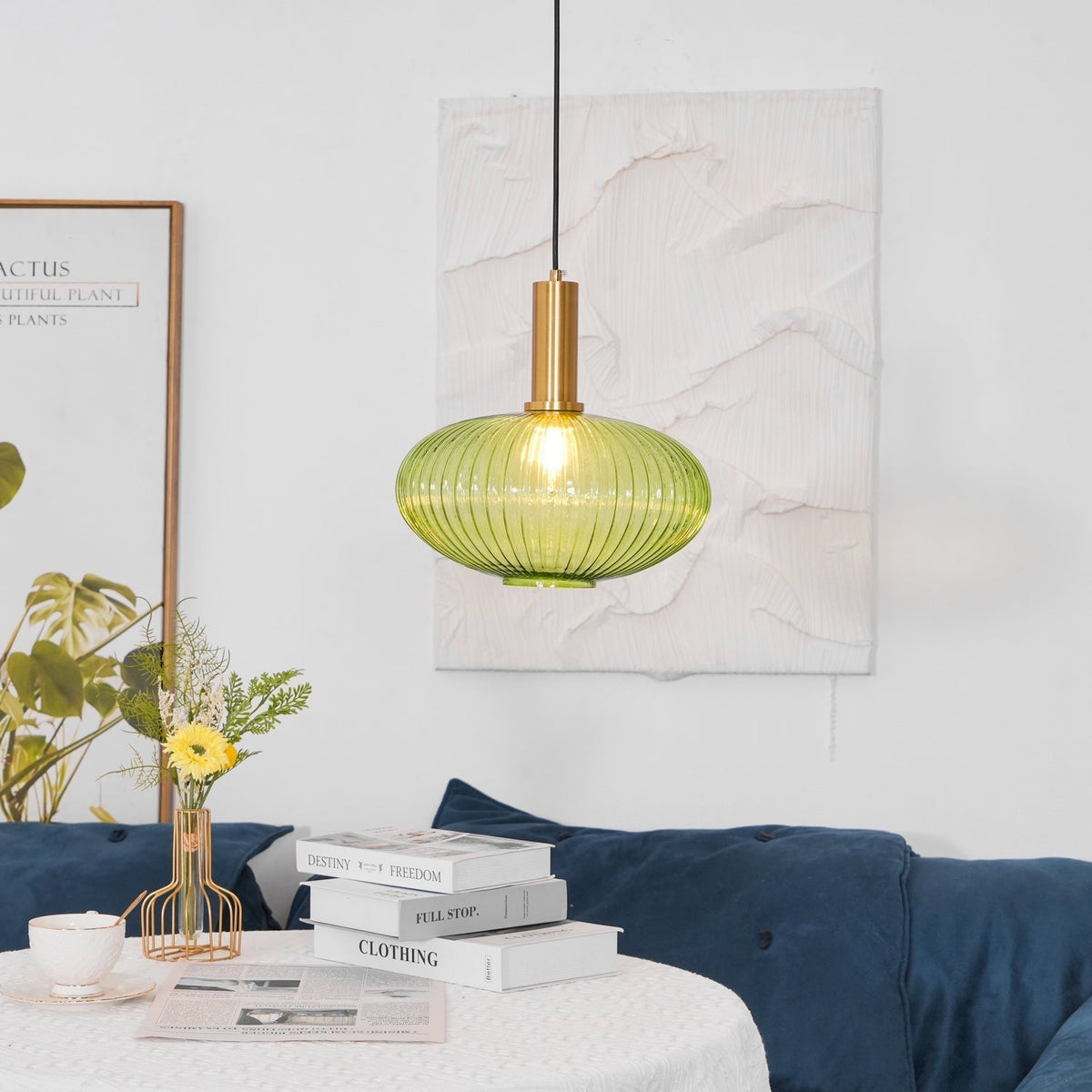 Miralelia Ribbed Pendant Lamp
