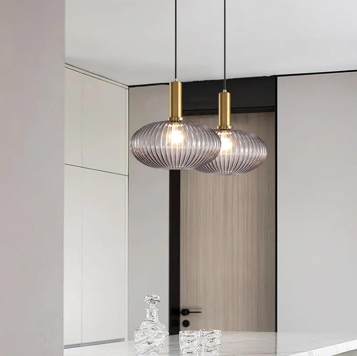 Miralelia Ribbed Pendant Lamp