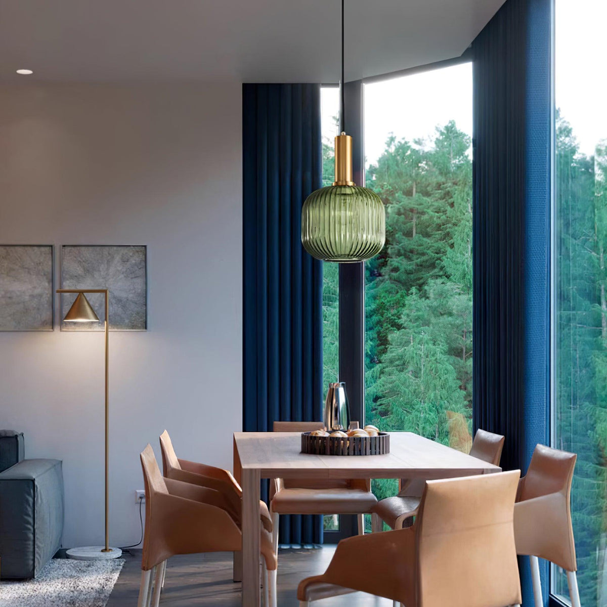 Miralelia Ribbed Pendant Lamp