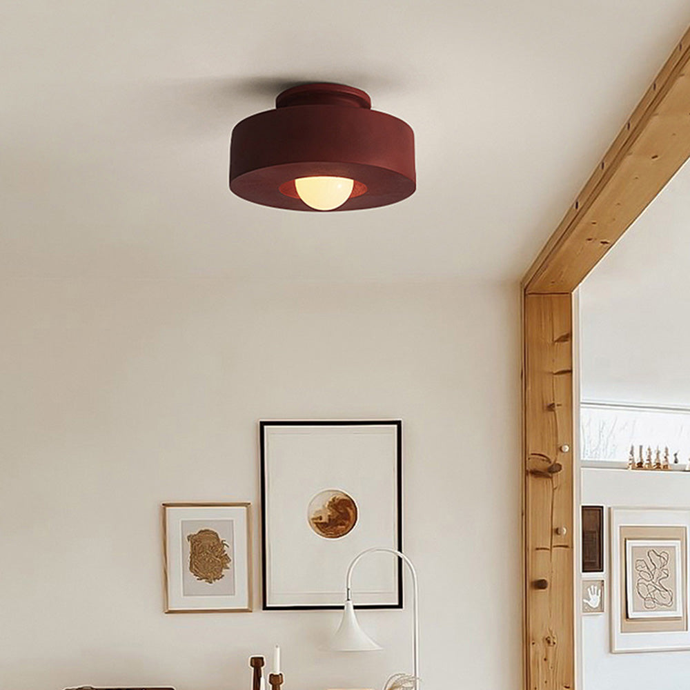 Honepoti Flush Mount Ceiling Light Nordic Macaron Bedroom
