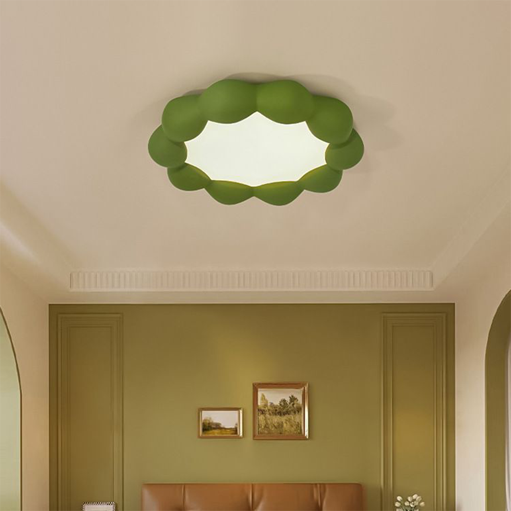 Mosoduku Modern Flush Mount Ceiling Light Living Room