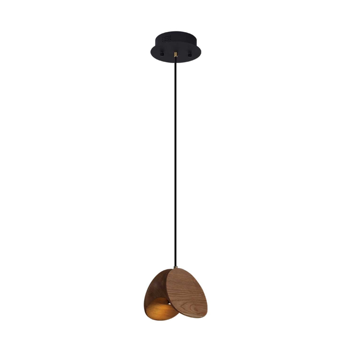 Tavro Minimalist Wood Pendant Light