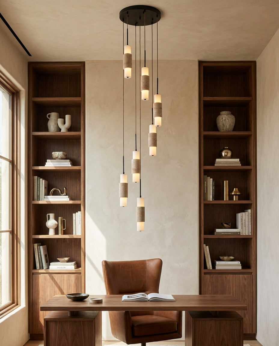 Yarrowcombe Travertine Chandelier