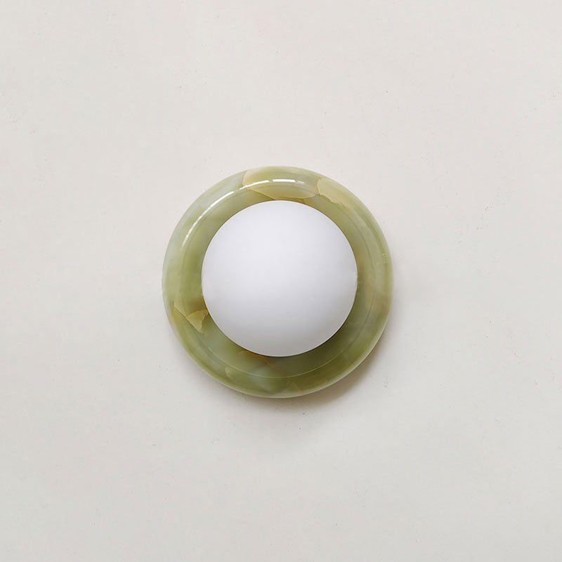 Cemaros Jade Glass Wall Lamp