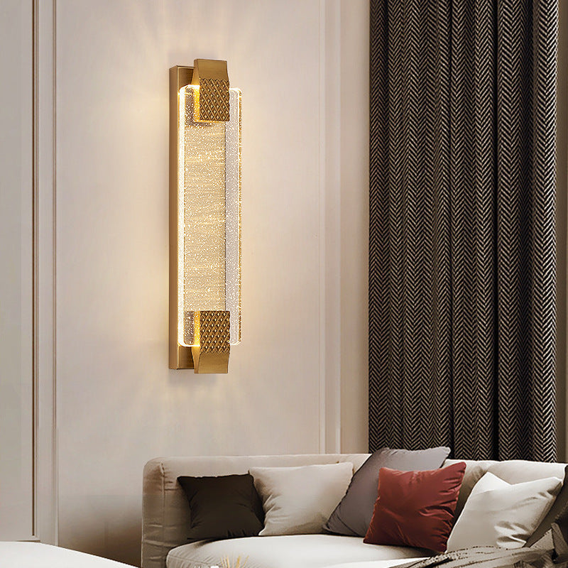Dalilamu Modern Indoor Wall Lamp Metal/Glass Living Room/Dining Room