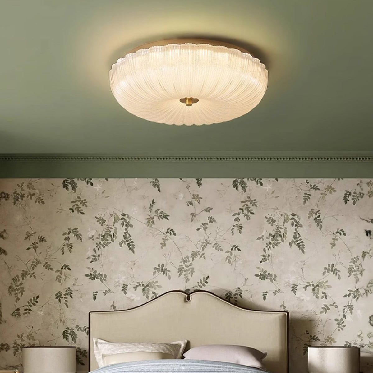 Diladem Ceiling Light Ripple Glass