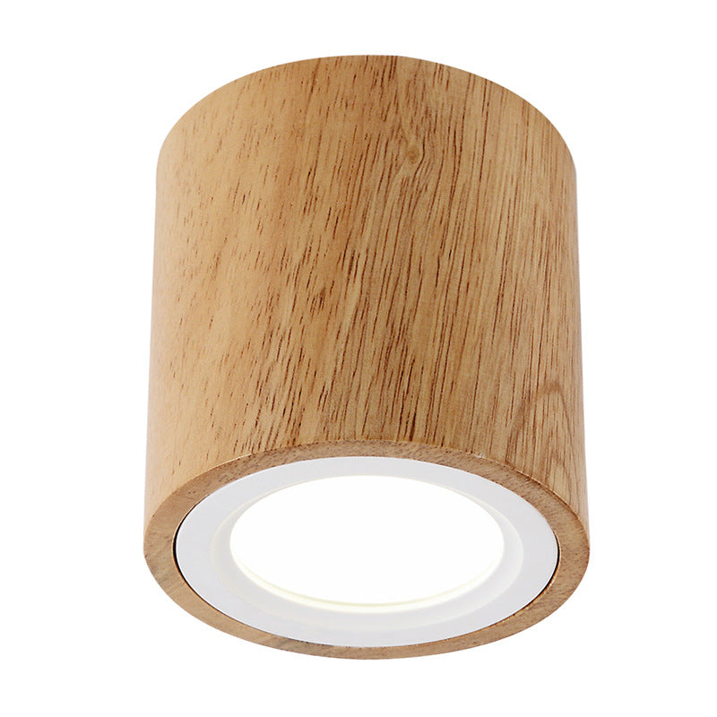 Cogusan Modern Wood Ceiling Light, Cylindrical, Corridor/Balcony