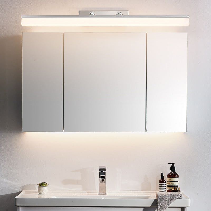 Tikeril Modern Rectangular Wall Lamp,Black/Silver