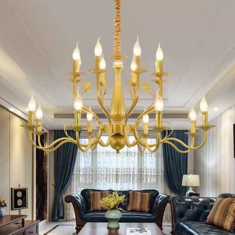 Cobubima Chandelier Rustic Glass Living Room Bedroom