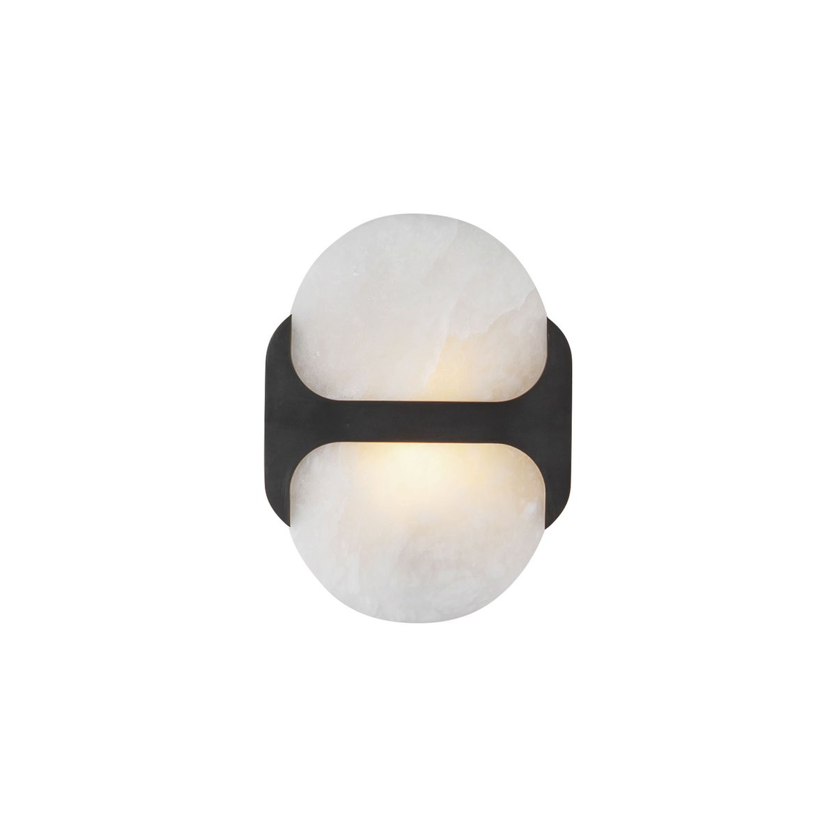 Ulthaora Double Globe Alabaster Wall Ligh