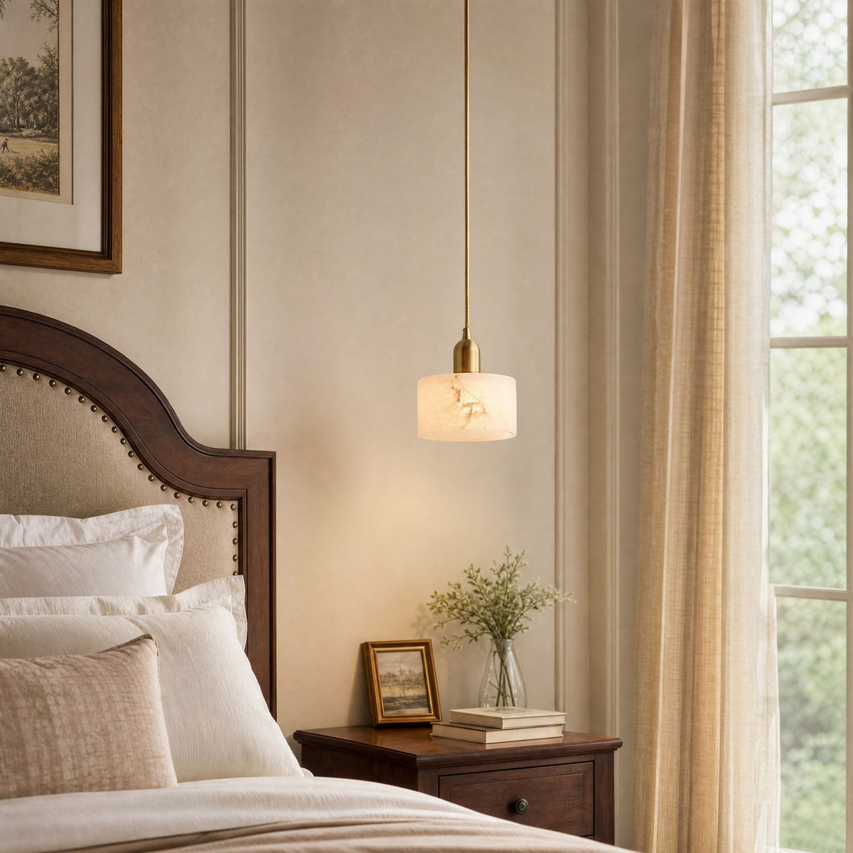 Fjara Alabaster Pendant Light