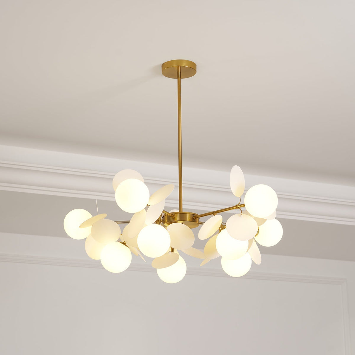 Tide Chandelier Off White Tree Eight Open Shades