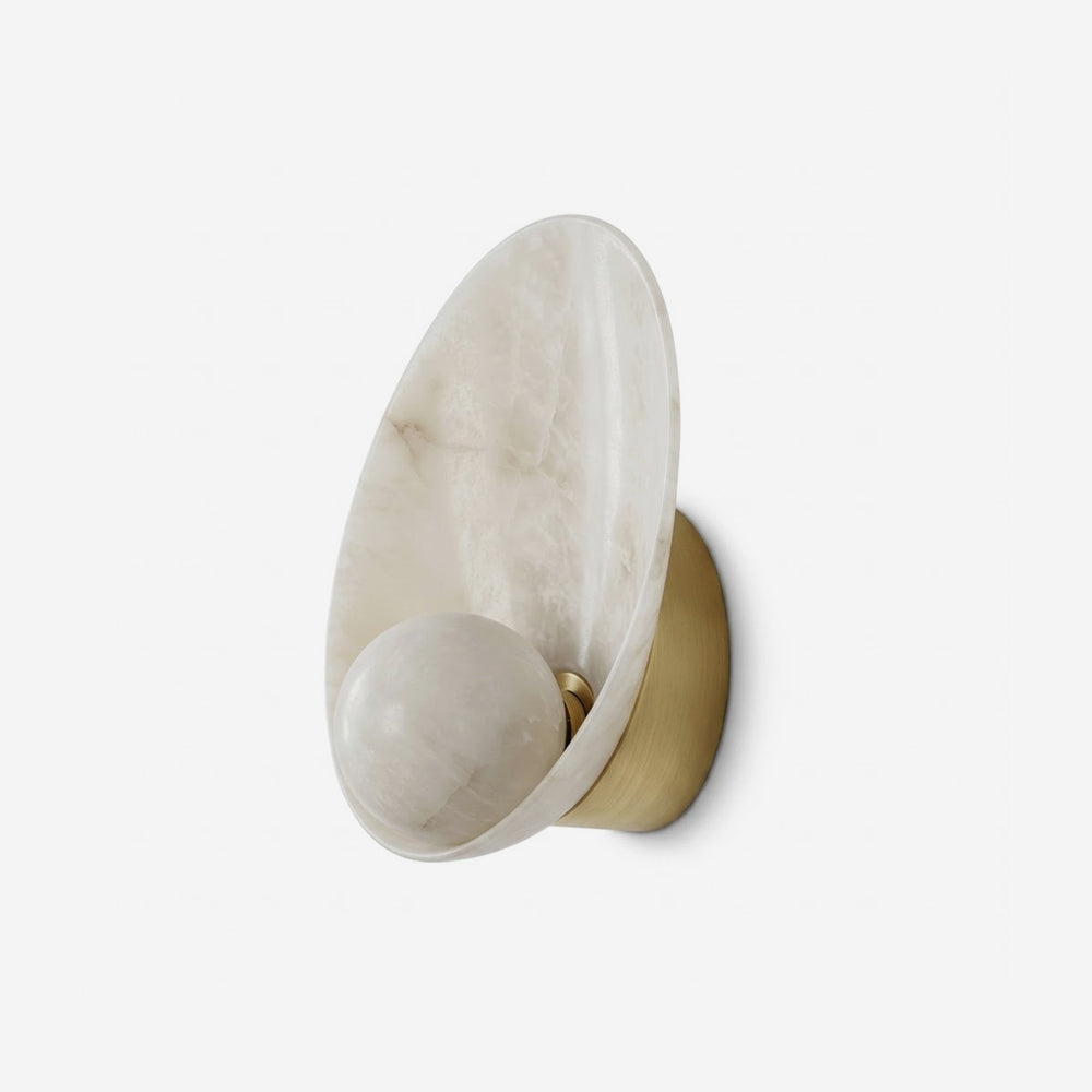 Quillstone Alabaster Wall Sconce