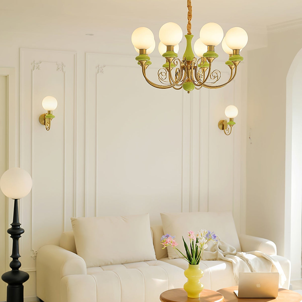 Bela Premium Nordic Art Glass Wall Lamp