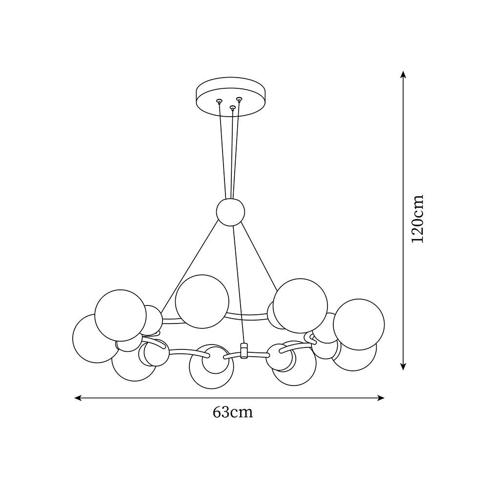 Vetro Modern Chandelier