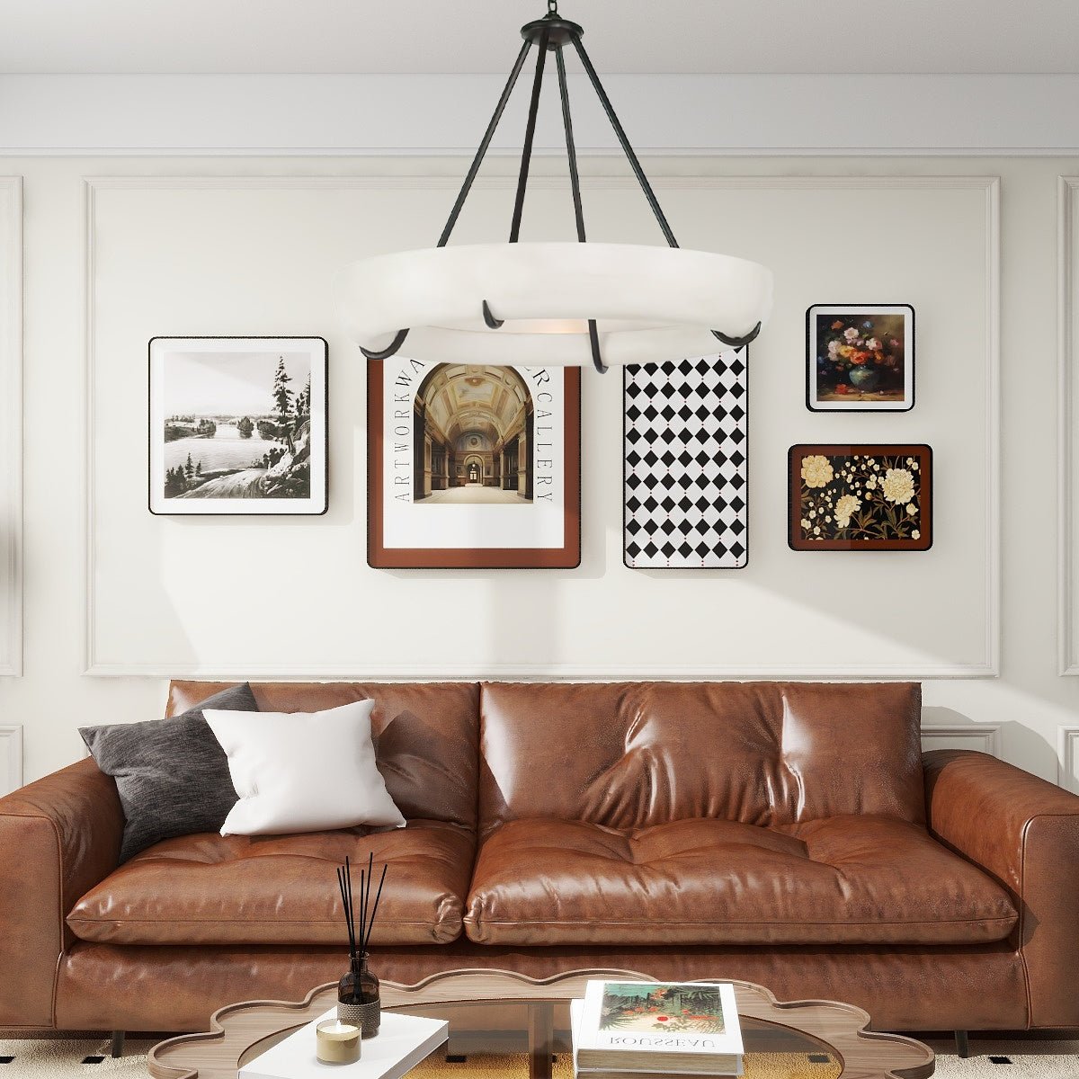 Daria Modern Alabaster Pendant Light