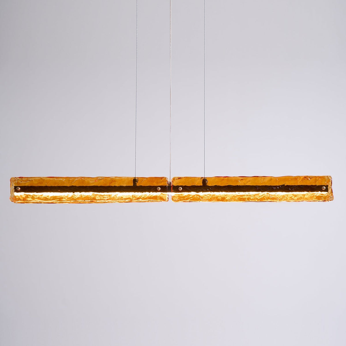 Avnorira Modern Minimalist Linear Island Glass Pendant Lamp